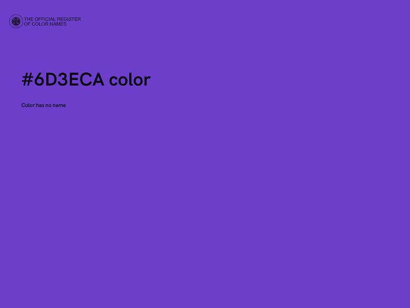 #6D3ECA color image