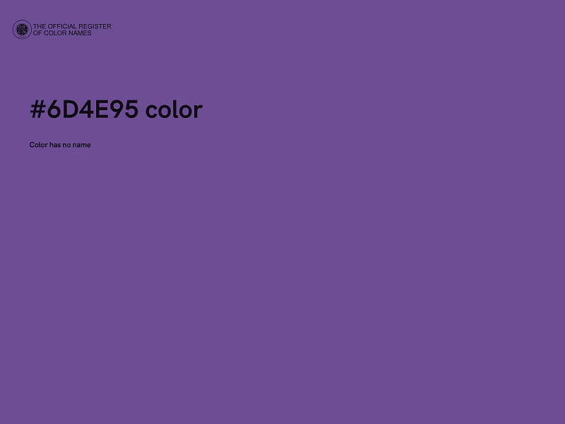 #6D4E95 color image