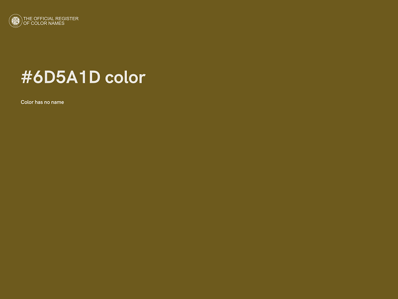 #6D5A1D color image