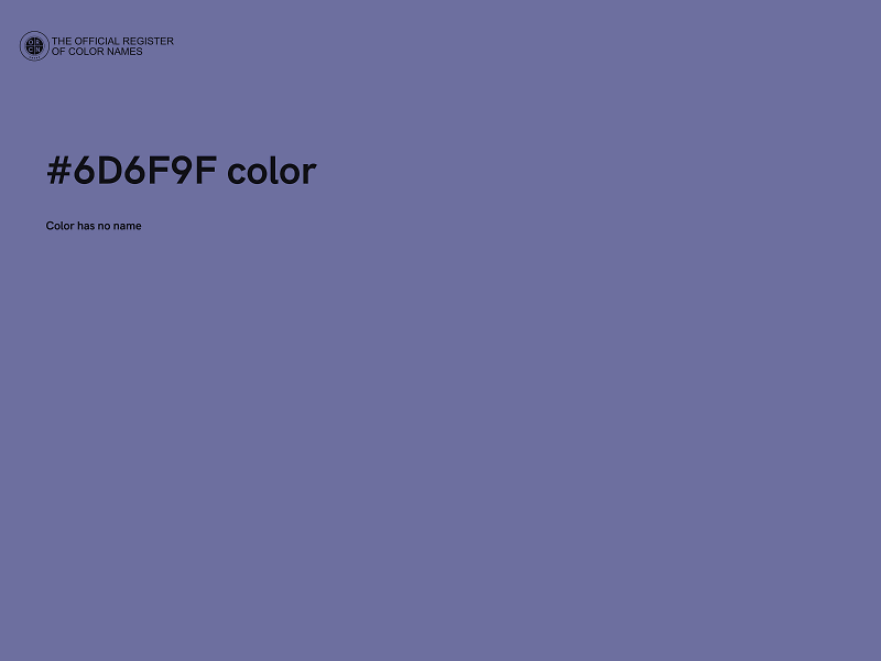 #6D6F9F color image