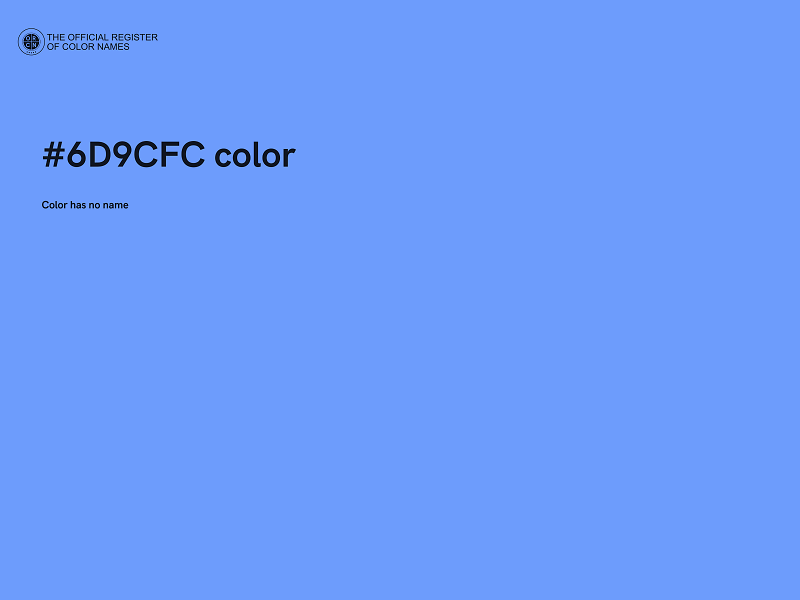 #6D9CFC color image