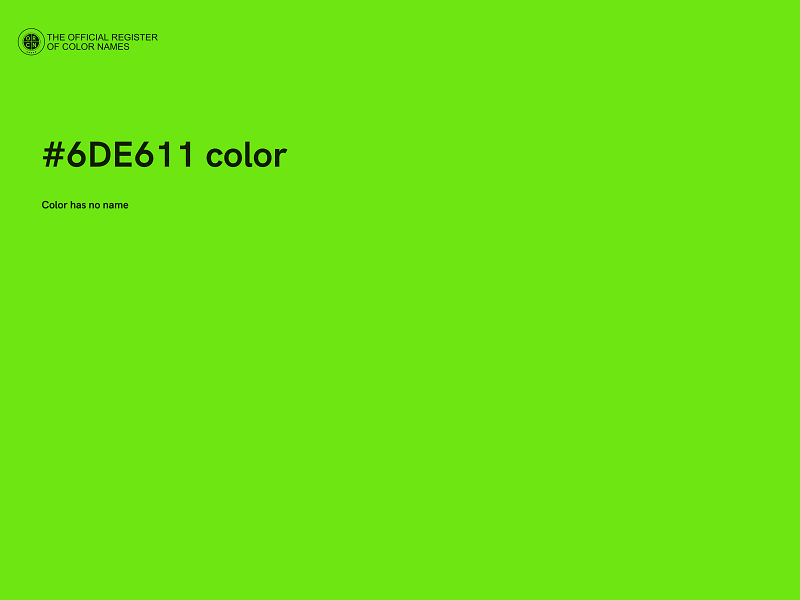 #6DE611 color image