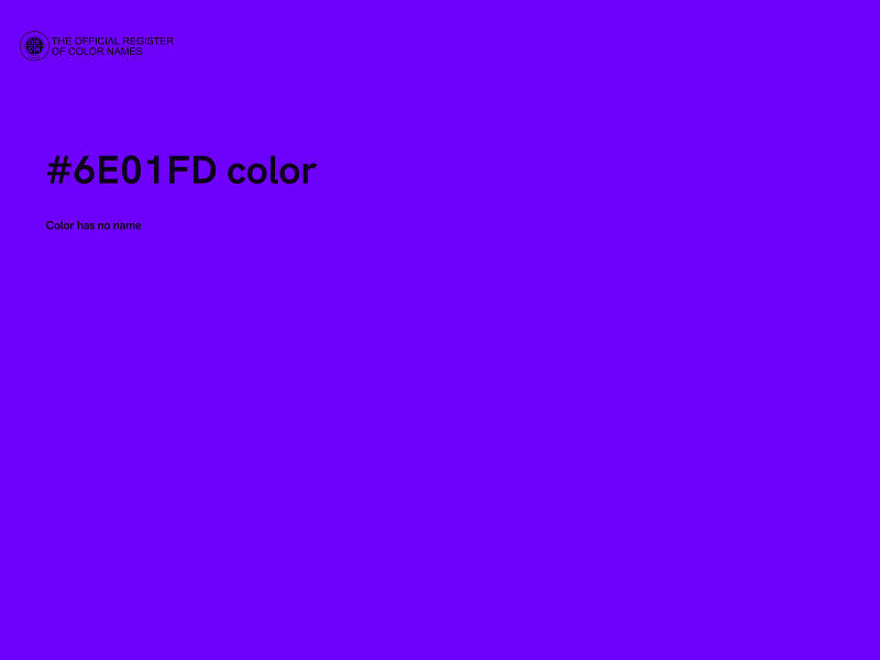 #6E01FD color image