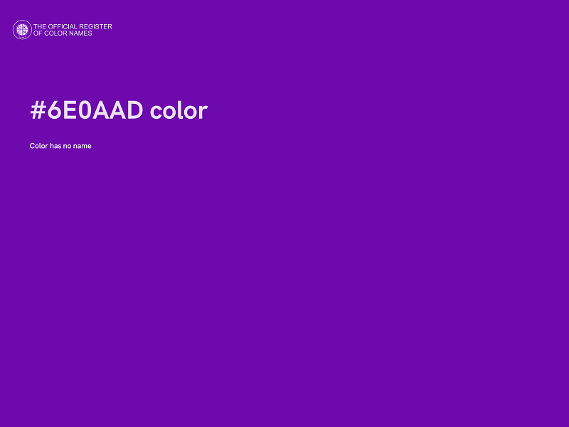 #6E0AAD color image