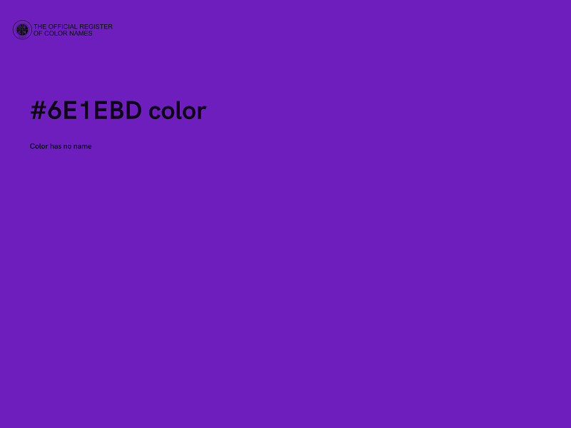 #6E1EBD color image