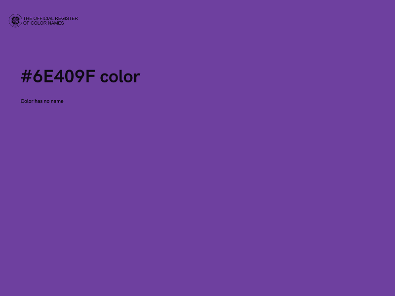 #6E409F color image