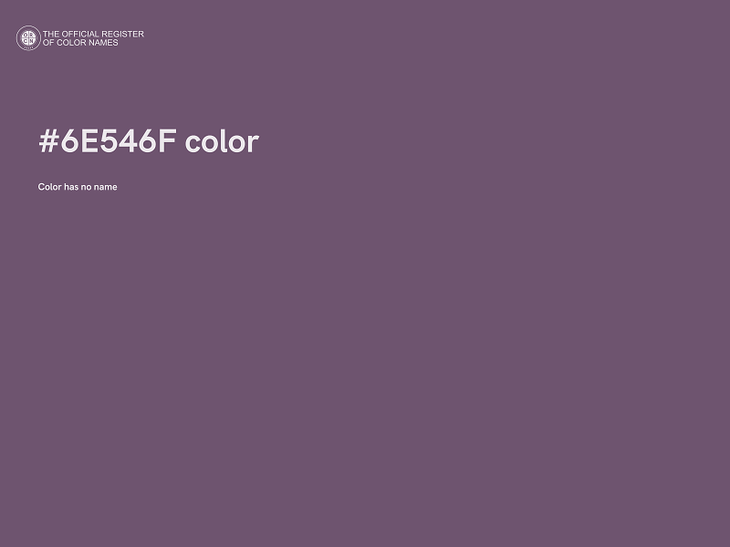 #6E546F color image