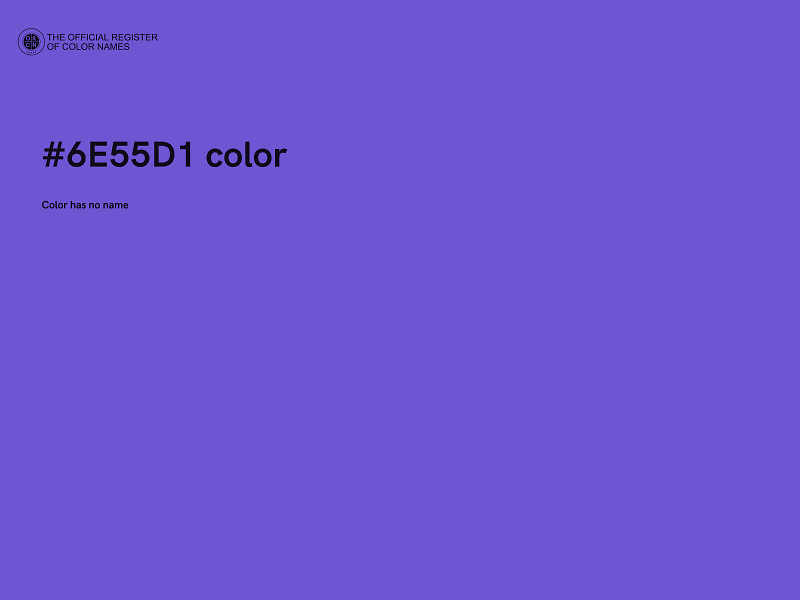 #6E55D1 color image