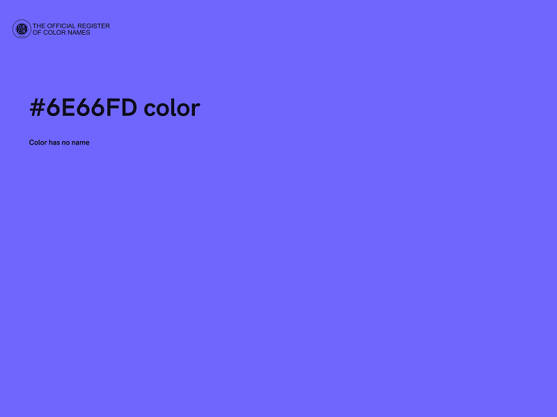 #6E66FD color image