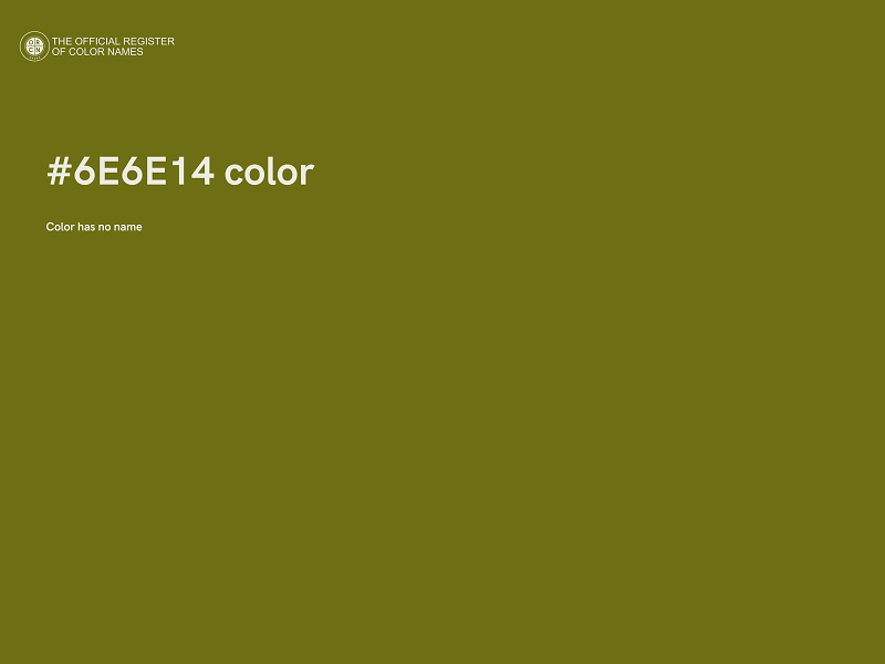 #6E6E14 color image