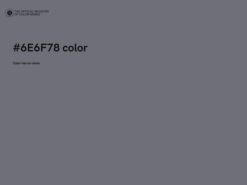 #6E6F78 color image