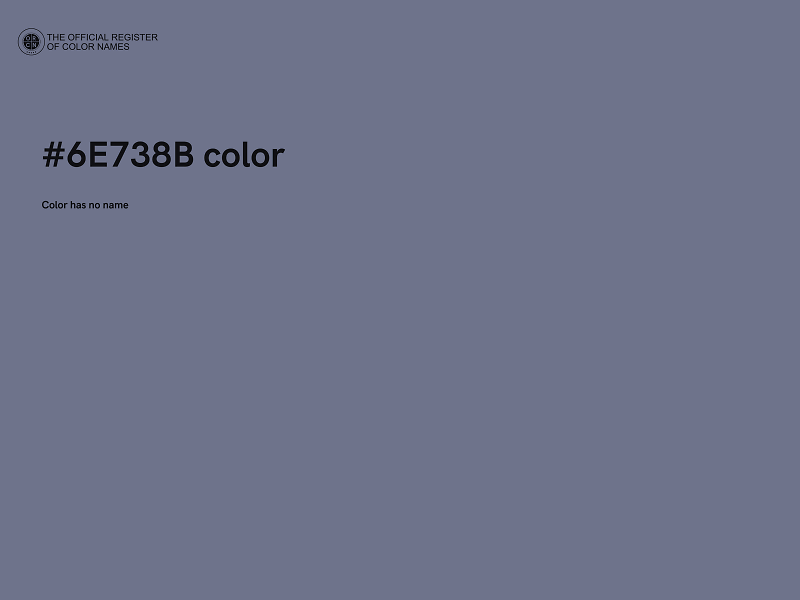 #6E738B color image