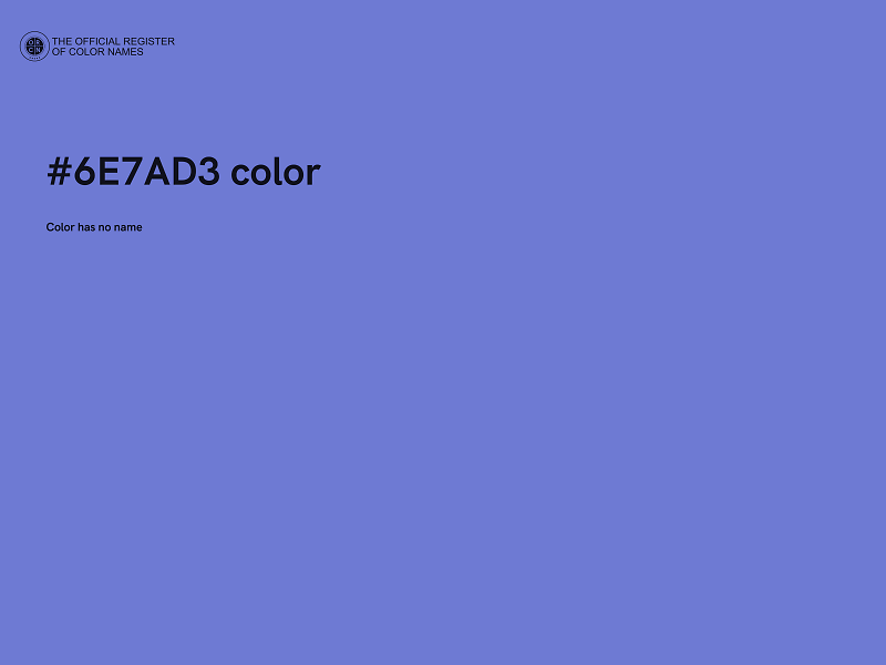 #6E7AD3 color image