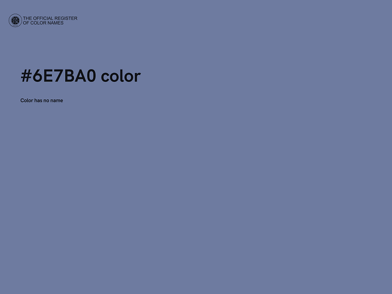 #6E7BA0 color image