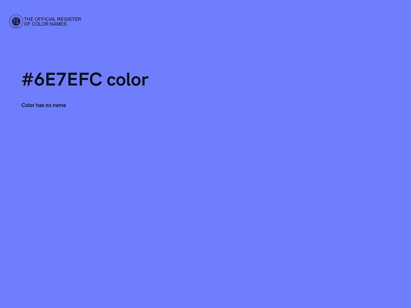 #6E7EFC color image