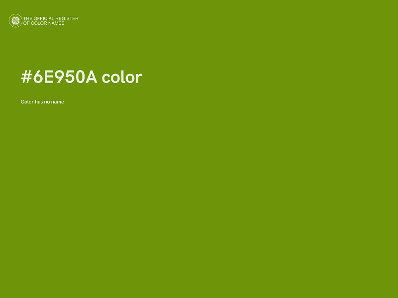 #6E950A color image