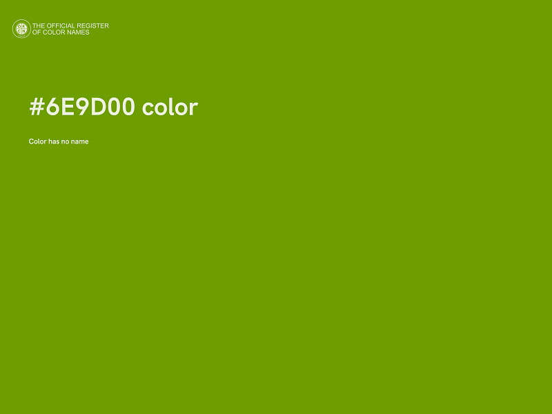 #6E9D00 color image