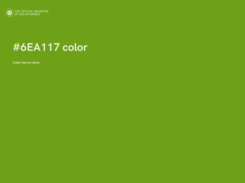 #6EA117 color image