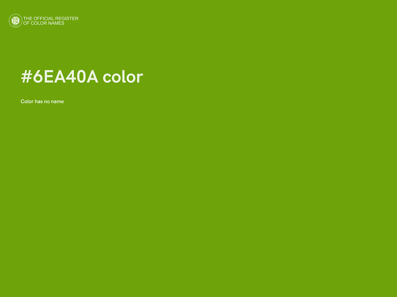 #6EA40A color image