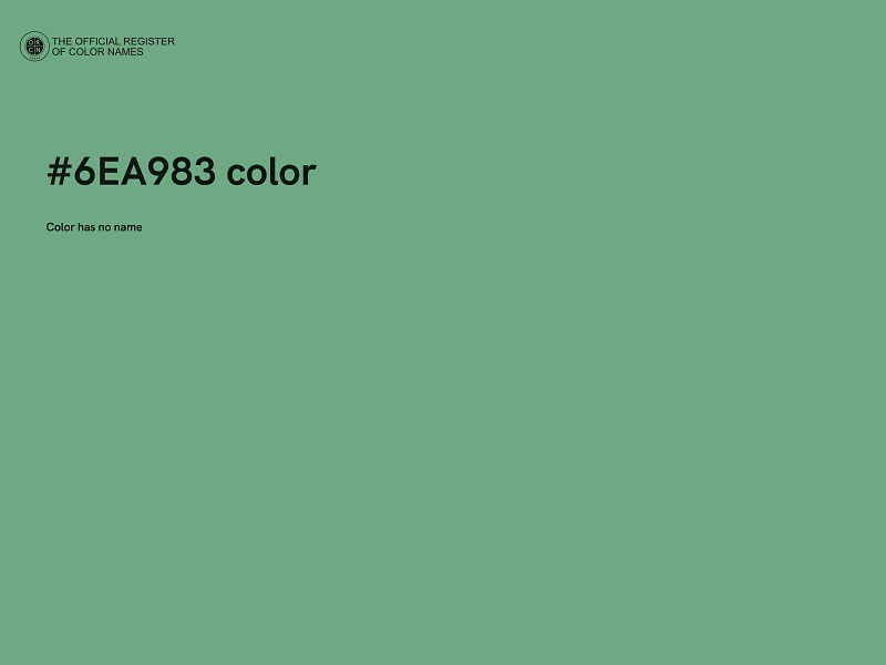 #6EA983 color image