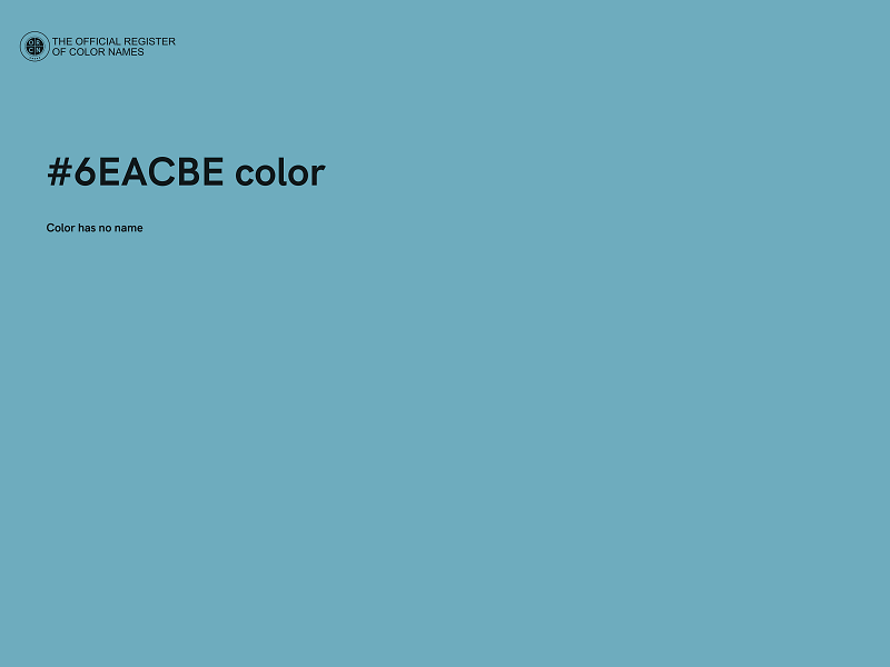 #6EACBE color image