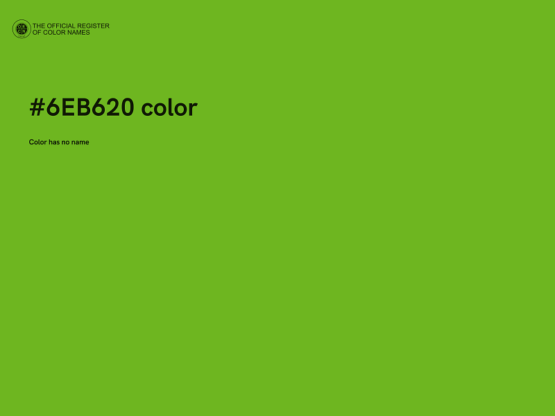 #6EB620 color image