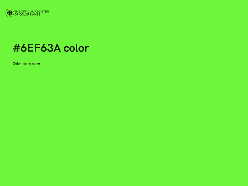 #6EF63A color image