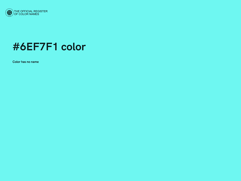 #6EF7F1 color image