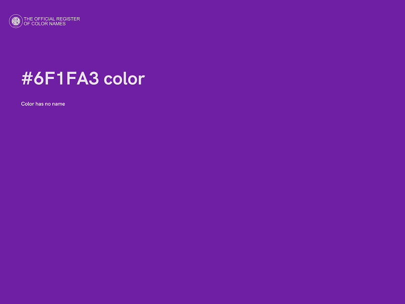 #6F1FA3 color image