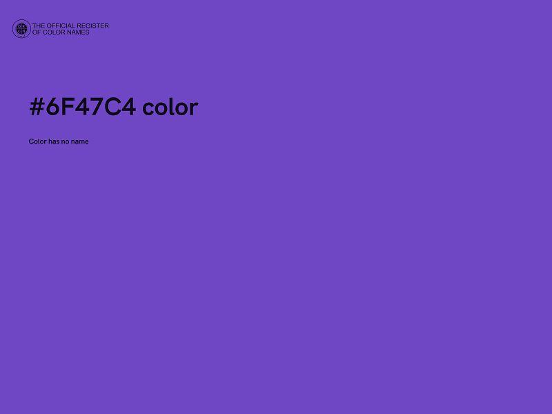 #6F47C4 color image