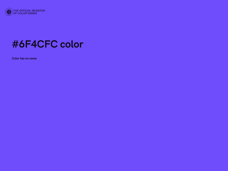 #6F4CFC color image