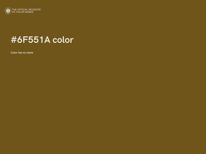 #6F551A color image