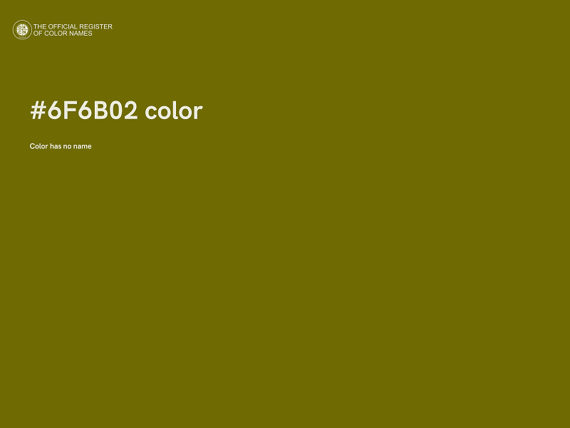 #6F6B02 color image