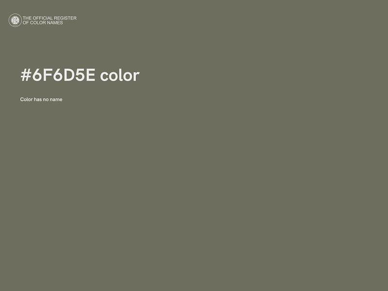 #6F6D5E color image