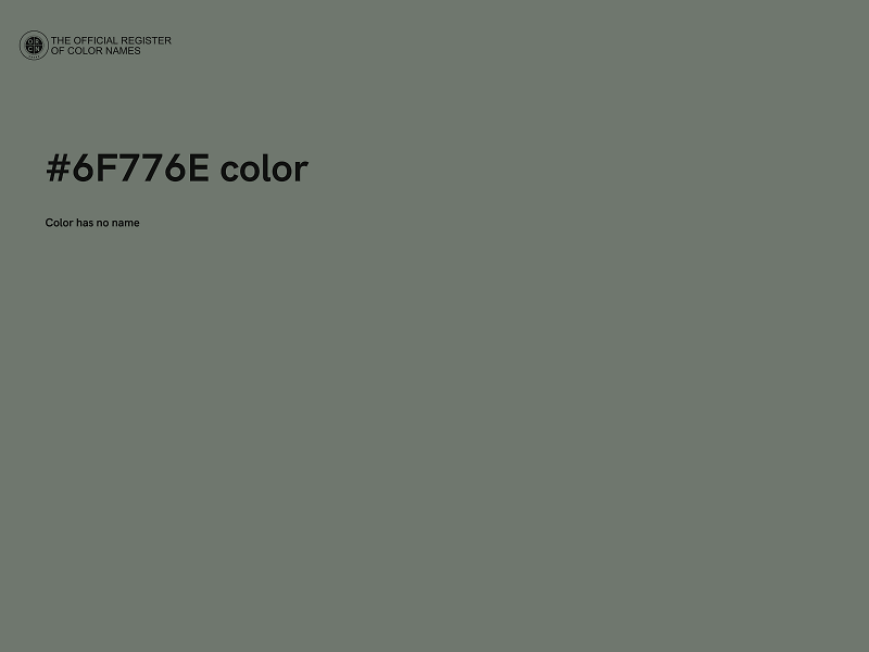 #6F776E color image