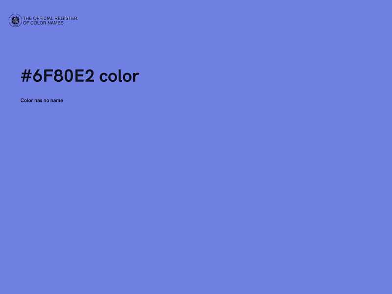 #6F80E2 color image