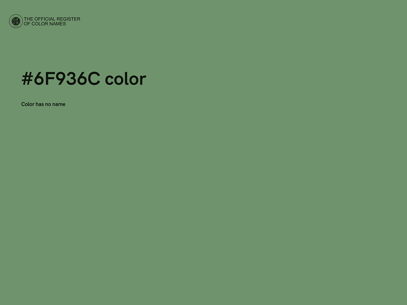 #6F936C color image