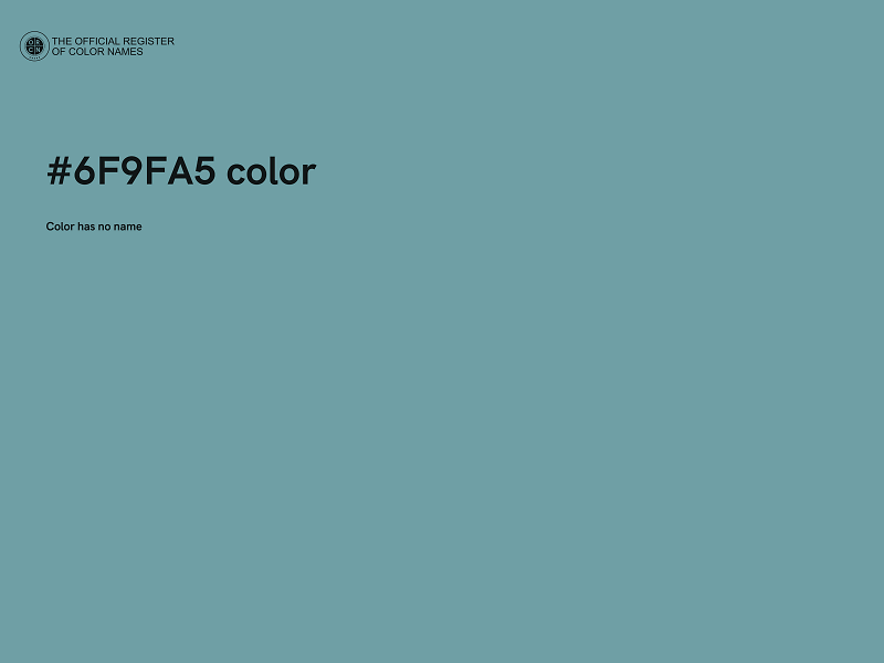 #6F9FA5 color image