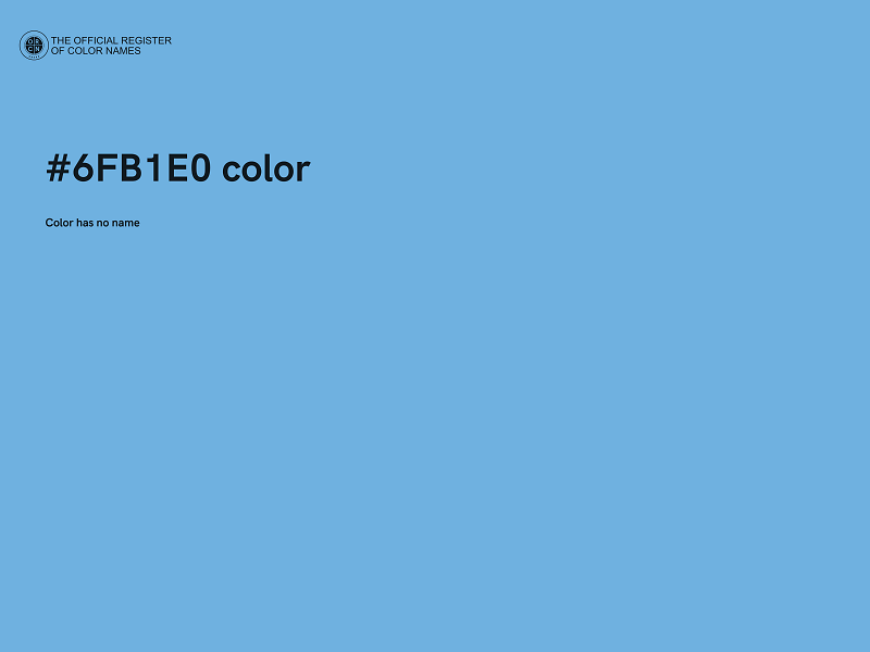 #6FB1E0 color image