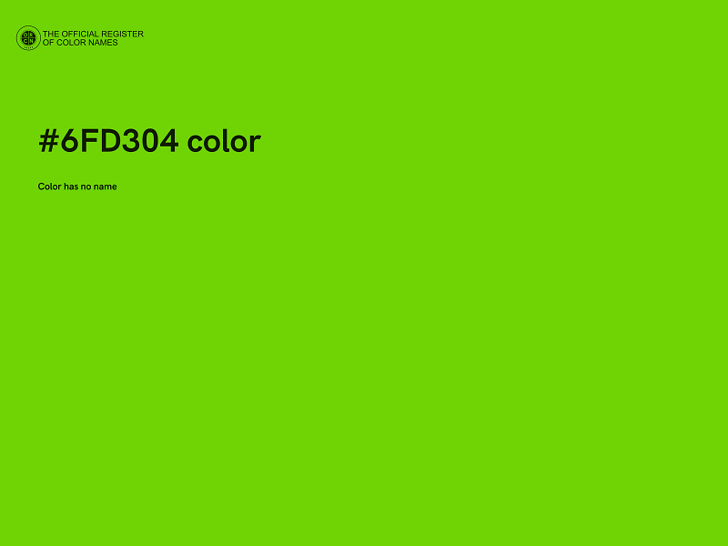 #6FD304 color image