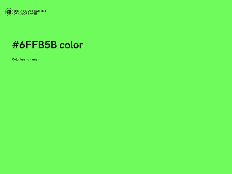 #6FFB5B color image