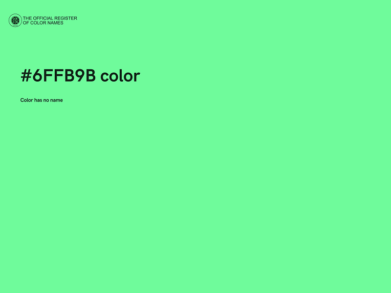 #6FFB9B color image