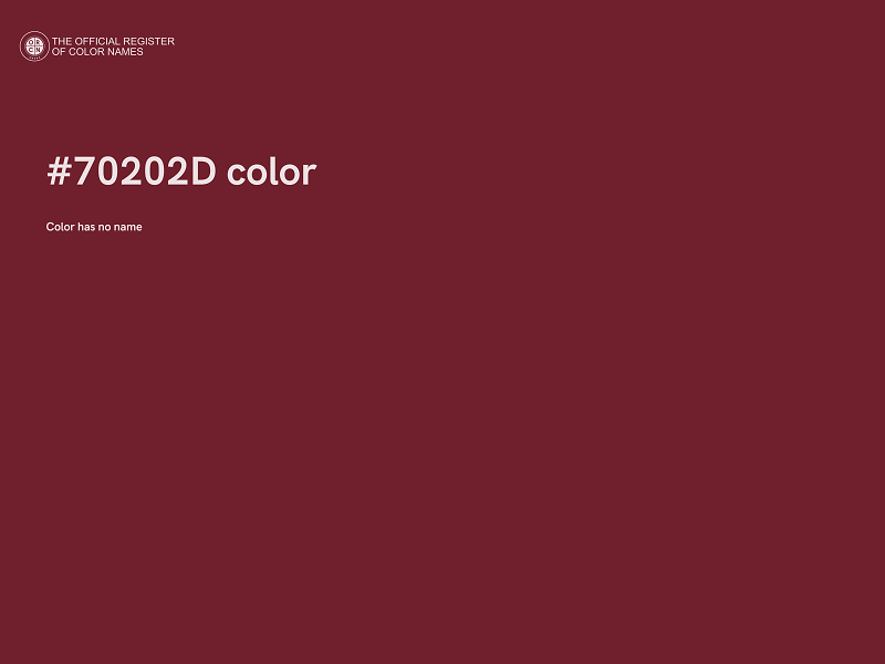 #70202D color image