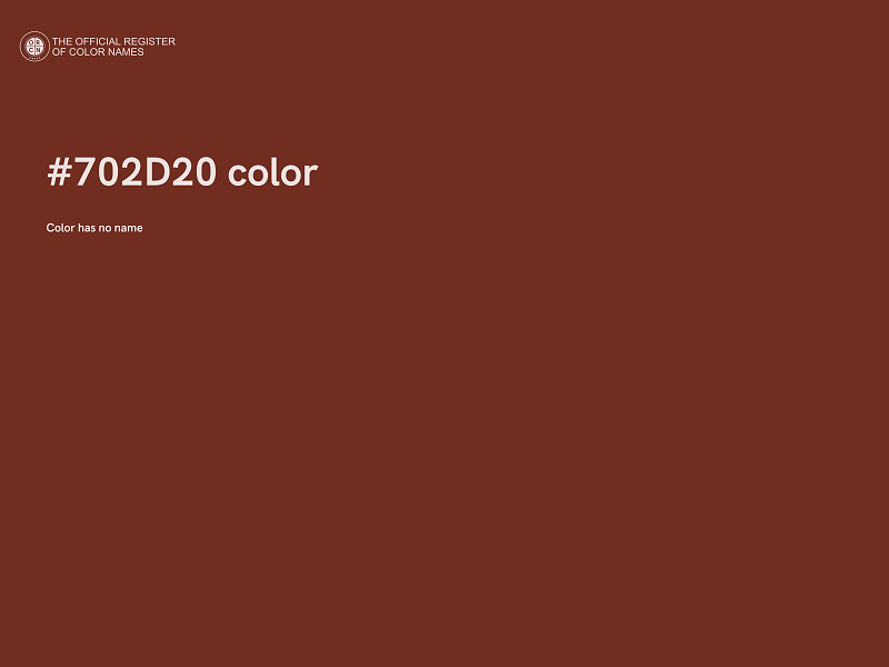 #702D20 color image