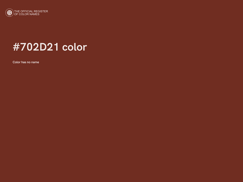 #702D21 color image