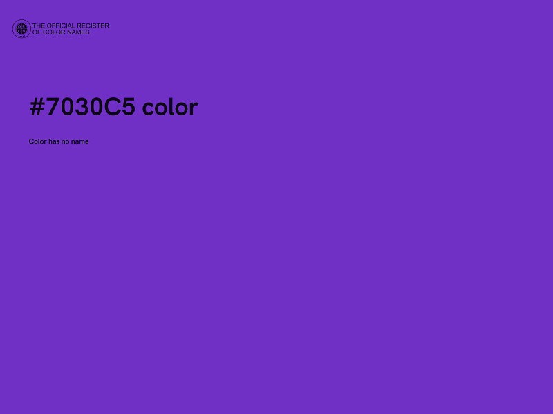 #7030C5 color image