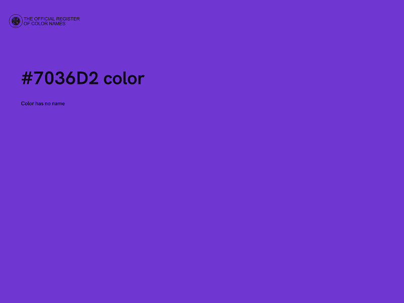 #7036D2 color image