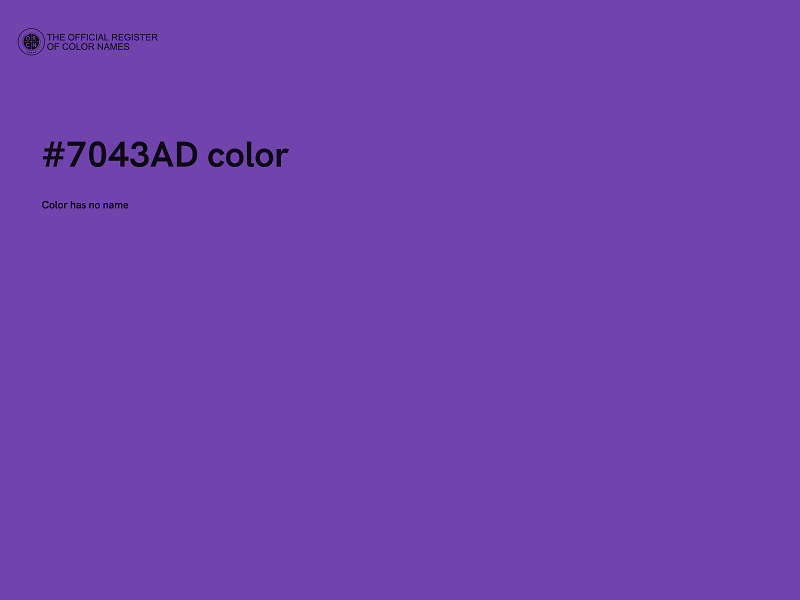 #7043AD color image