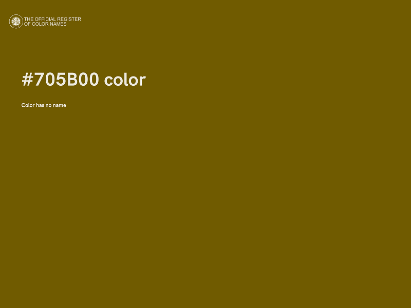 #705B00 color image