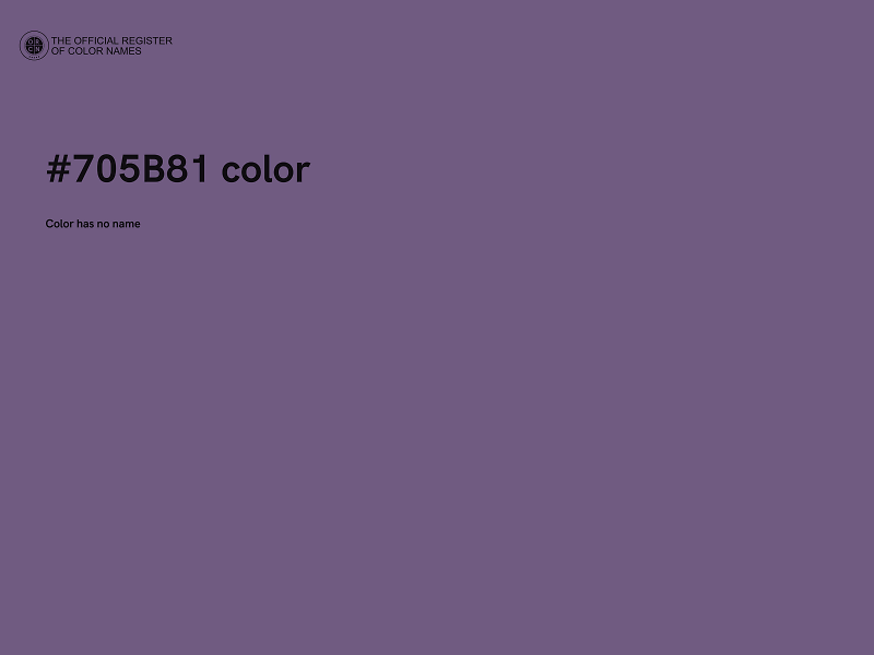 #705B81 color image